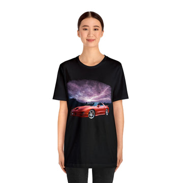 2002 Firebird Trans AM lightning series short sleeve tee on model.