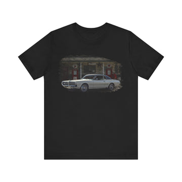 New 1967 Cougar XR7 in our filling station series Short Sleeve T-Shirt