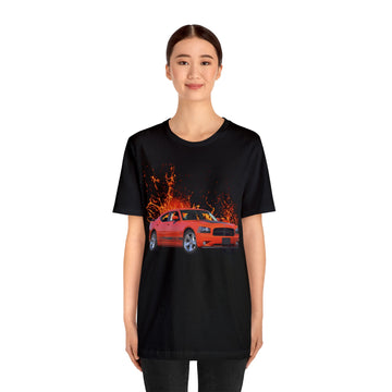 2008 Charger RT in our lava series Short Sleeve Tee