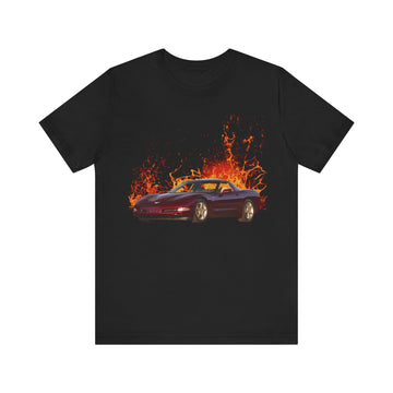 NEW 2003 50th Anniversary Corvette in our lava series Short Sleeve T-Shirt