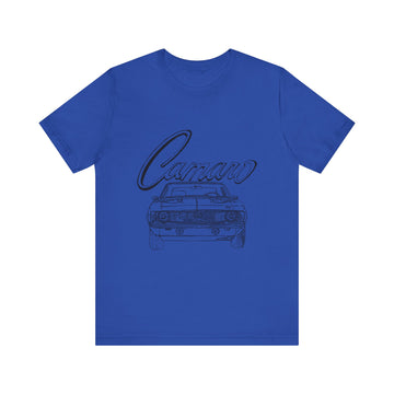 1969 Camaro in our sketch series Short Sleeve Tee