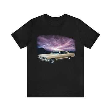 1965 Catalina in our lightning series short sleeve tee with car and lightning design.