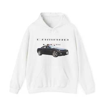 2012 Camaro 45th Anniversary unisex heavy blend hoodie featuring car design.