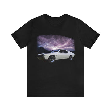 1970 AMX Javelin in our lightning series Short Sleeve Tee