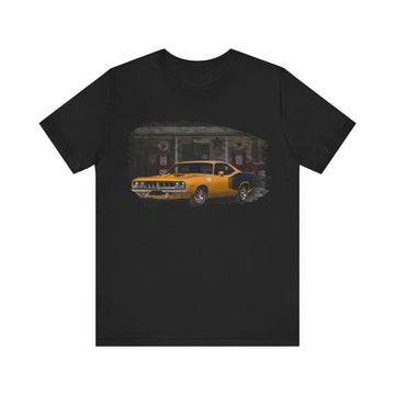 NEW 1971 Barracuda in our filling station series Short Sleeve T-Shirt
