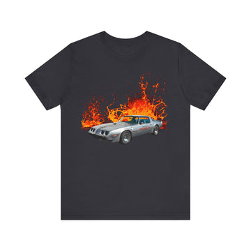 1979 Pontiac Firebird Trans AM lava series short sleeve tee, lightweight soft cotton, unisex fit.