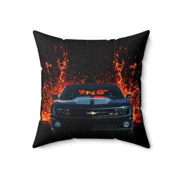 2012 45th Anniversary Camaro lava series pillow with double-sided print.