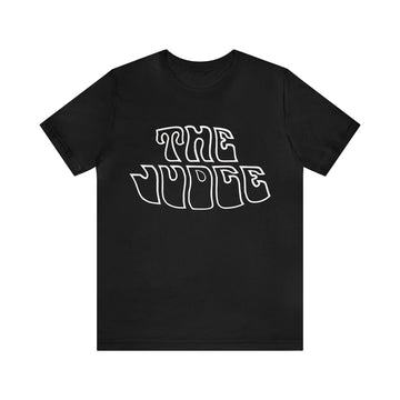 Black GTO Judge Logo short sleeve tee with white text design.