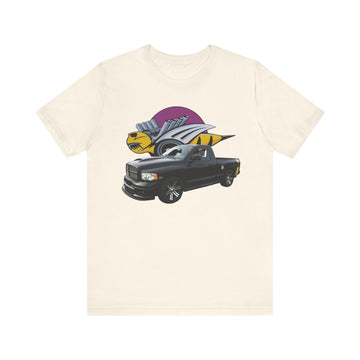 2004 Dodge Rumble Bee Short Sleeve Tee with truck graphic design.