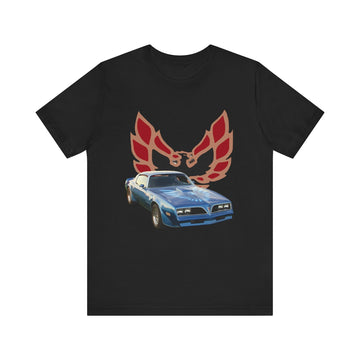 1978 Pontiac Firebird Trans AM Short Sleeve Tee with car graphic on front.