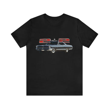 1965 Catalina Short Sleeve Tee with classic car print, unisex, soft cotton, lightweight fabric.