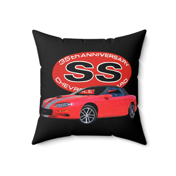 2002 35th Anniversary Camaro Spun Polyester Square Pillow