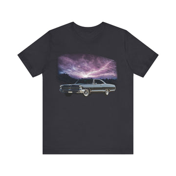 1965 Pontiac Catalina lightning series short sleeve tee with classic car graphic.