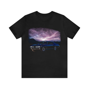 1969 GTO in our lightning series Short Sleeve Tee
