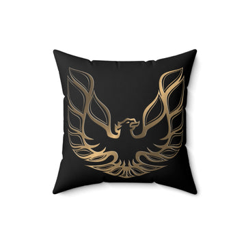 Firebird Logo Spun Polyester Square Pillow