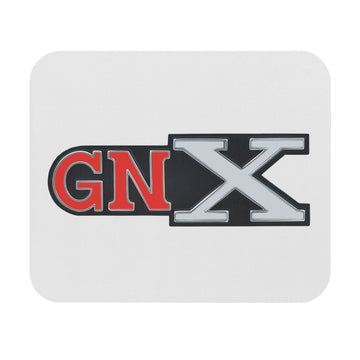 GNX Logo Mouse pad with durable high-density foam and firm rubber base for smooth sliding.