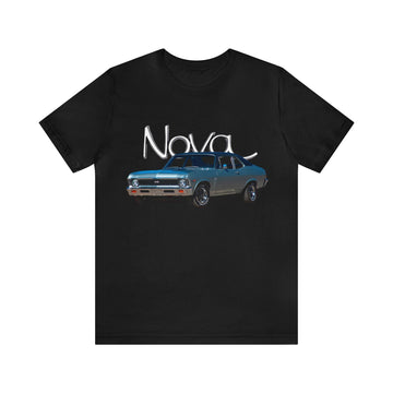 1969 Nova SS Short Sleeve Tee with vintage car graphic