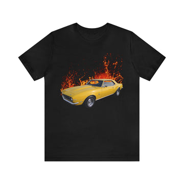 1968 Camaro in our lava series Short Sleeve Tee