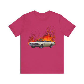 1968 Olds Cutlass 442 in our lava series Short Sleeve Tee