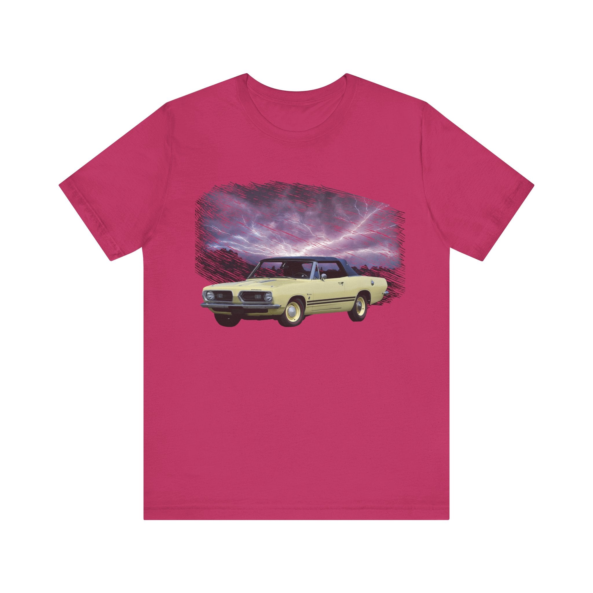 1966 Barracuda in our lightning series Short Sleeve Tee