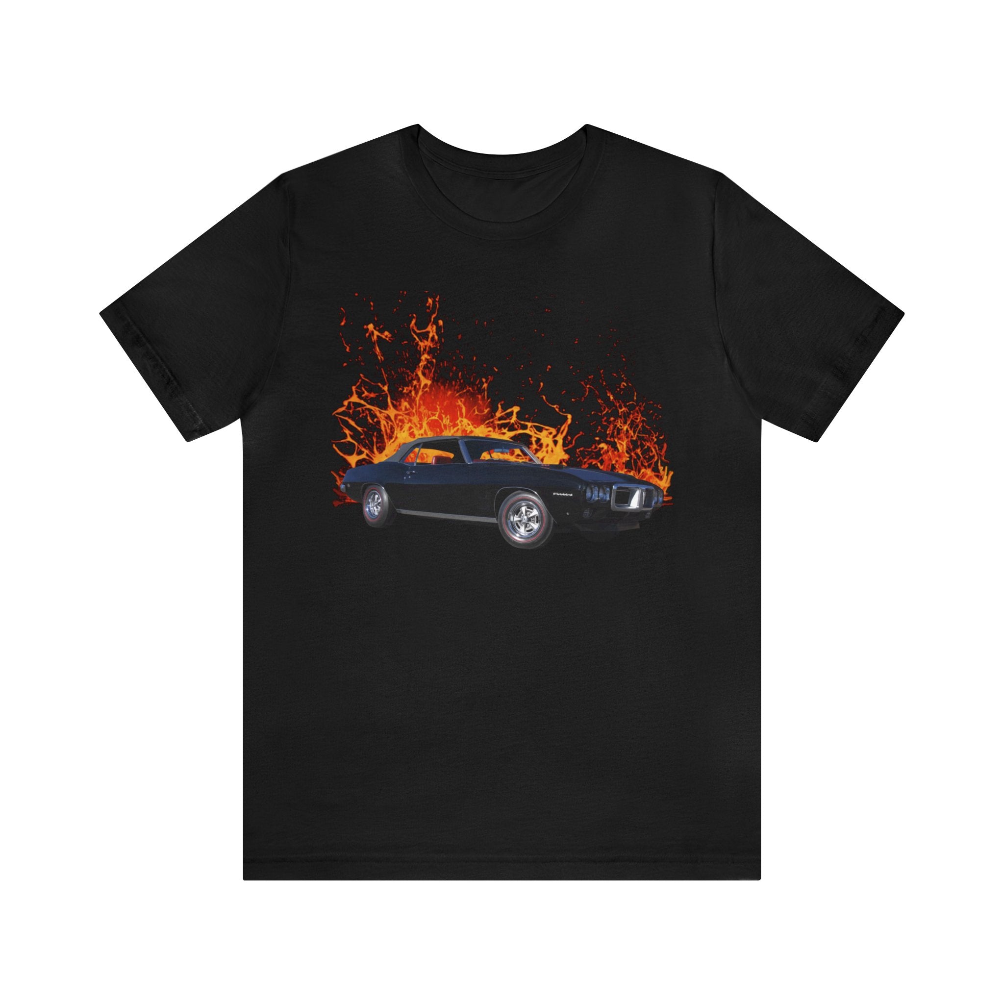 1969 Black Firebird in our lava series Short Sleeve Tee