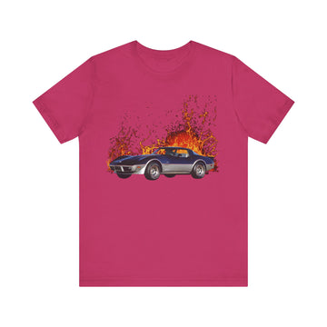 1978 Corvette in our lava series Short Sleeve Tee