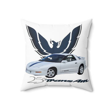 1994 25th Anniversary Trans AM Spun Polyester Square Pillow