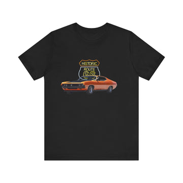 1971 Ford Torino in our Route 66 in the dark series Short Sleeve T-Shirt