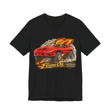 Flame On! Lightly Distressed. Pontiac Firebird Outlaw Series T-Shirt