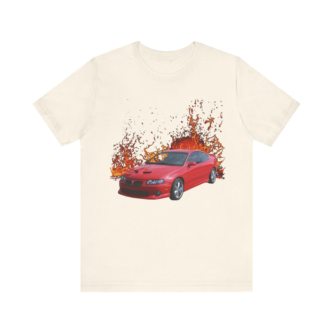 2004 Pontiac GTO lava series short sleeve tee in black with vivid design.