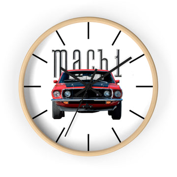 1969 Mustang Mach 1 10" Wall clock Free Shipping!