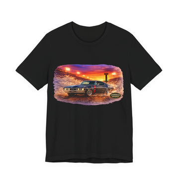 Nitro Series – High-Octane Classic  Drag Racing with Distressed 1968 Olds Cutlass 442 Nitro Series T-Shirt