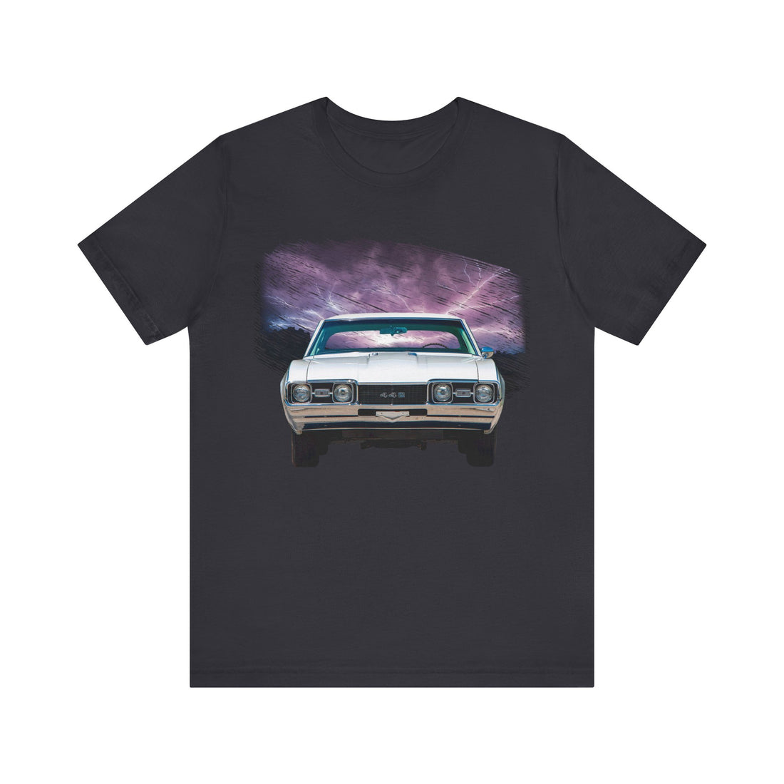 1968 Olds Cutlass 442 in our lightning series Short Sleeve Tee