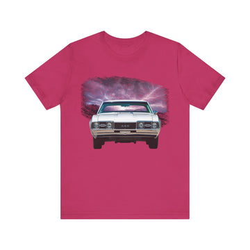 1968 Olds Cutlass 442 in our lightning series Short Sleeve Tee