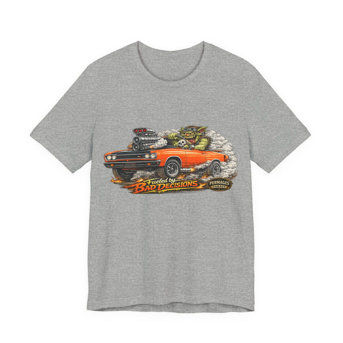 Fueled by Bad Decisions! Lightly Distressed 1969 Super Bee Outlaw Series T-Shirt