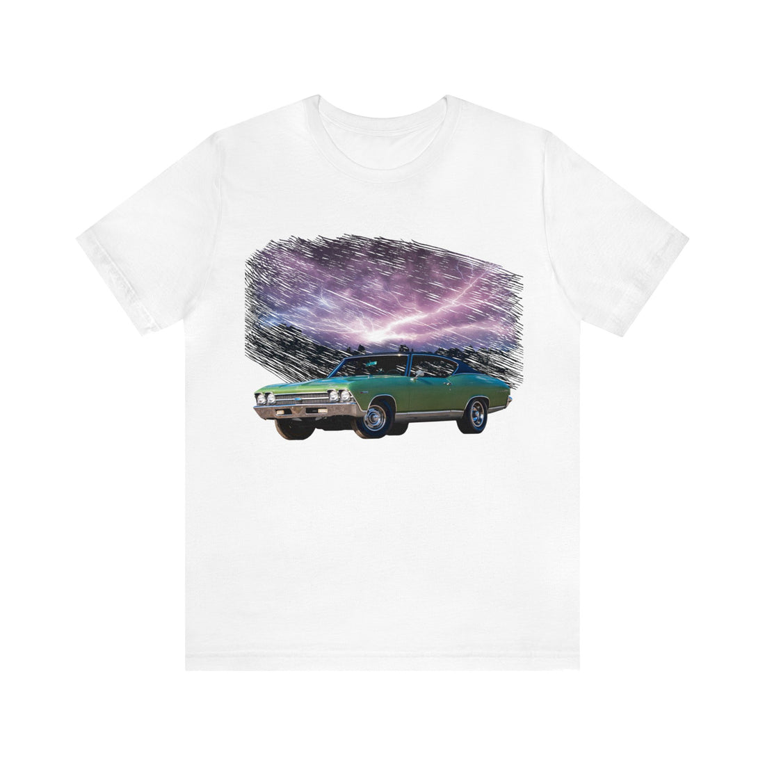 1969 Chevelle in our lightning series Short Sleeve Tee