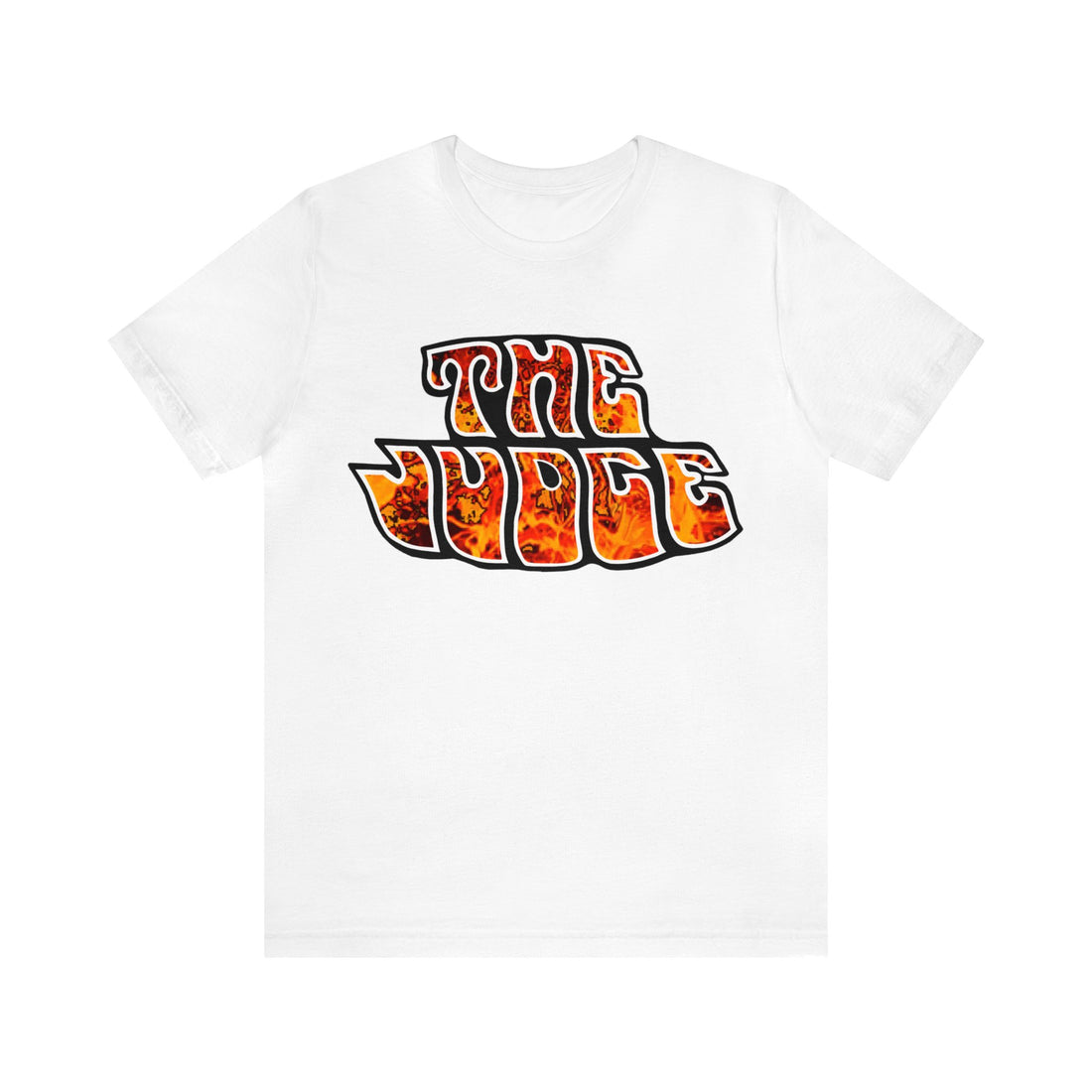 The Judge LOGO in flames Short Sleeve Tee