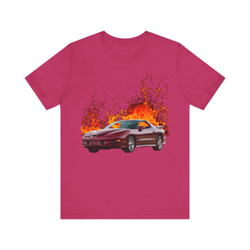 2000 Pontiac Trans AM in our lava series Short Sleeve Tee