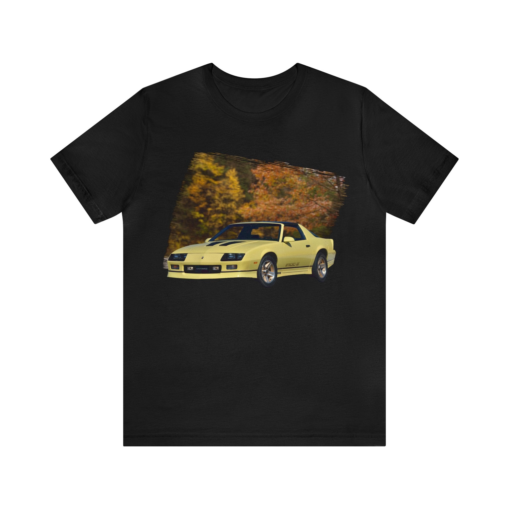 1984 Camaro Iroc-Z Z28 in our fall day series Short Sleeve Tee