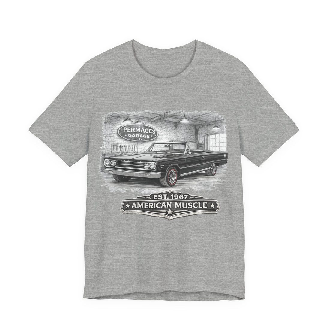 Garage Series – Its more than just a car!  Slightly Distressed 1967 Plymouth GTX Garage Series T-Shirt