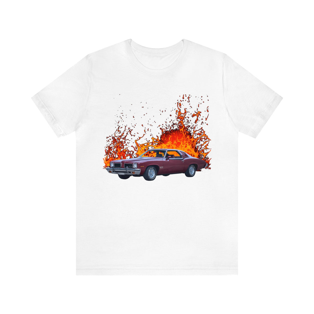 1973 GTO in our lava series Short Sleeve Tee