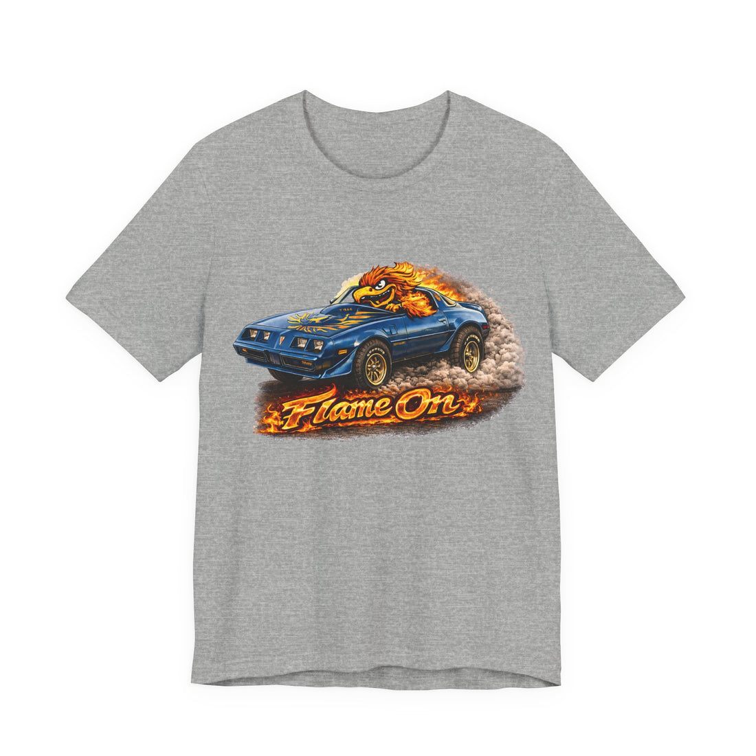 Copy of Outlaw Series “Flame On” Pontiac Firebird  Muscle Car T-Shirt