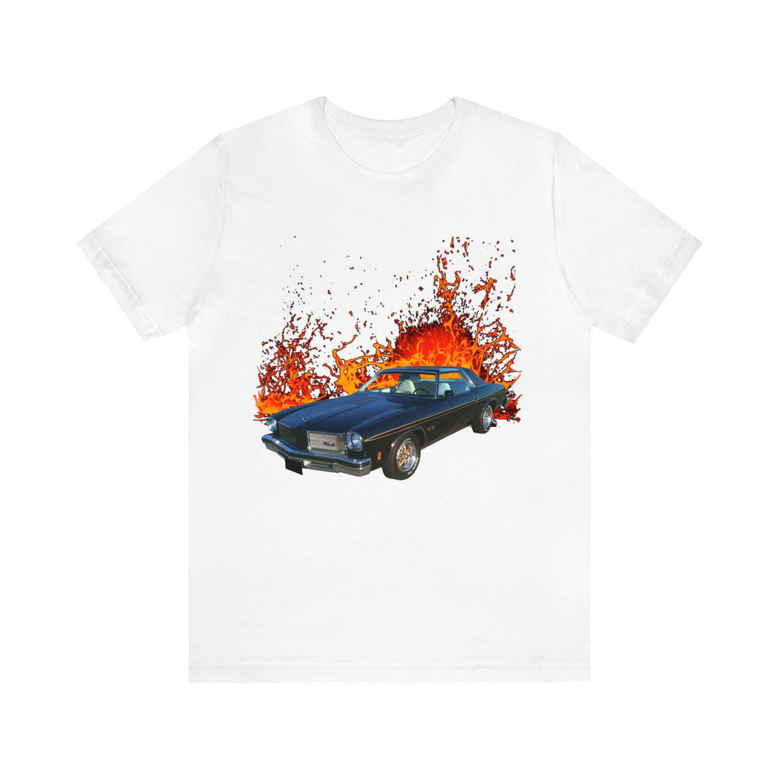 1975 Hurst Olds 442 in our lava series Short Sleeve Tee