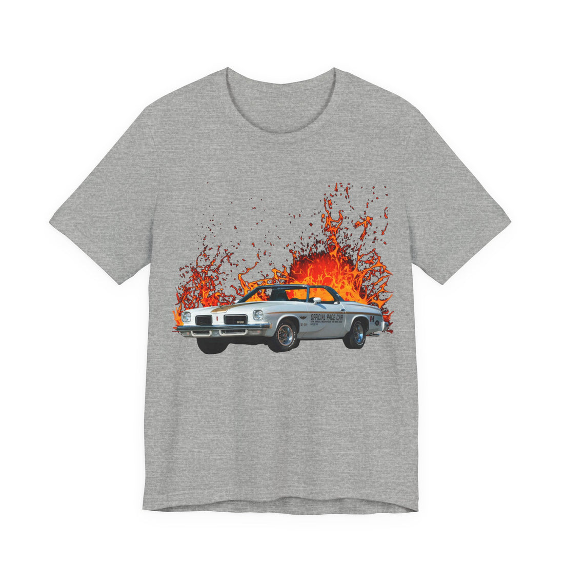 1974 Hurst Olds 442 in our lava series Short Sleeve Tee