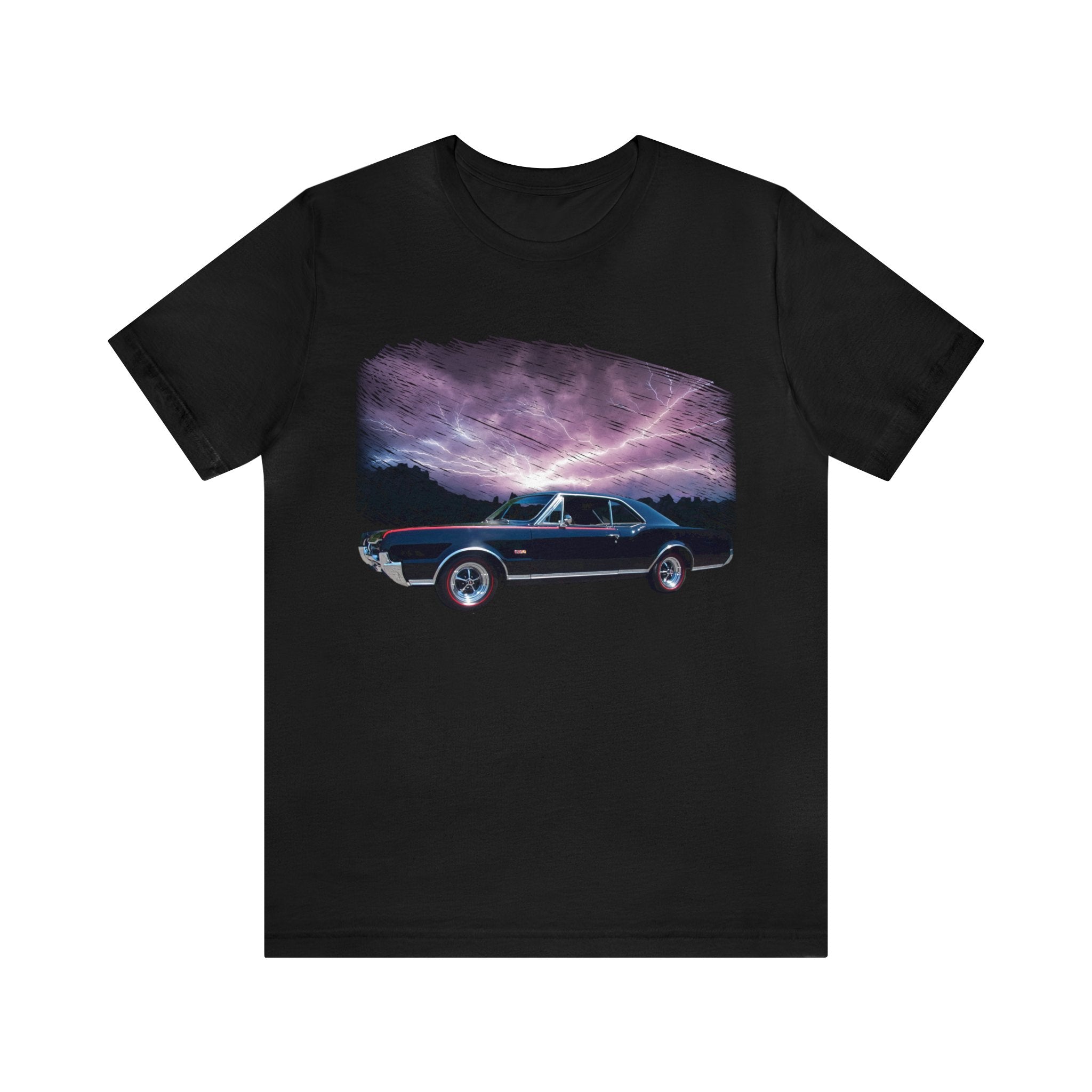 1967 Cutlass 442 in our lightning series Short Sleeve Tee