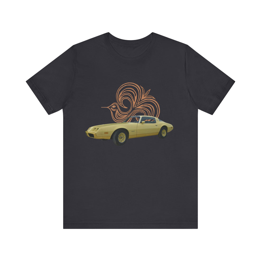 1980 Pontiac Firebird Yellow Bird  Short Sleeve Tee