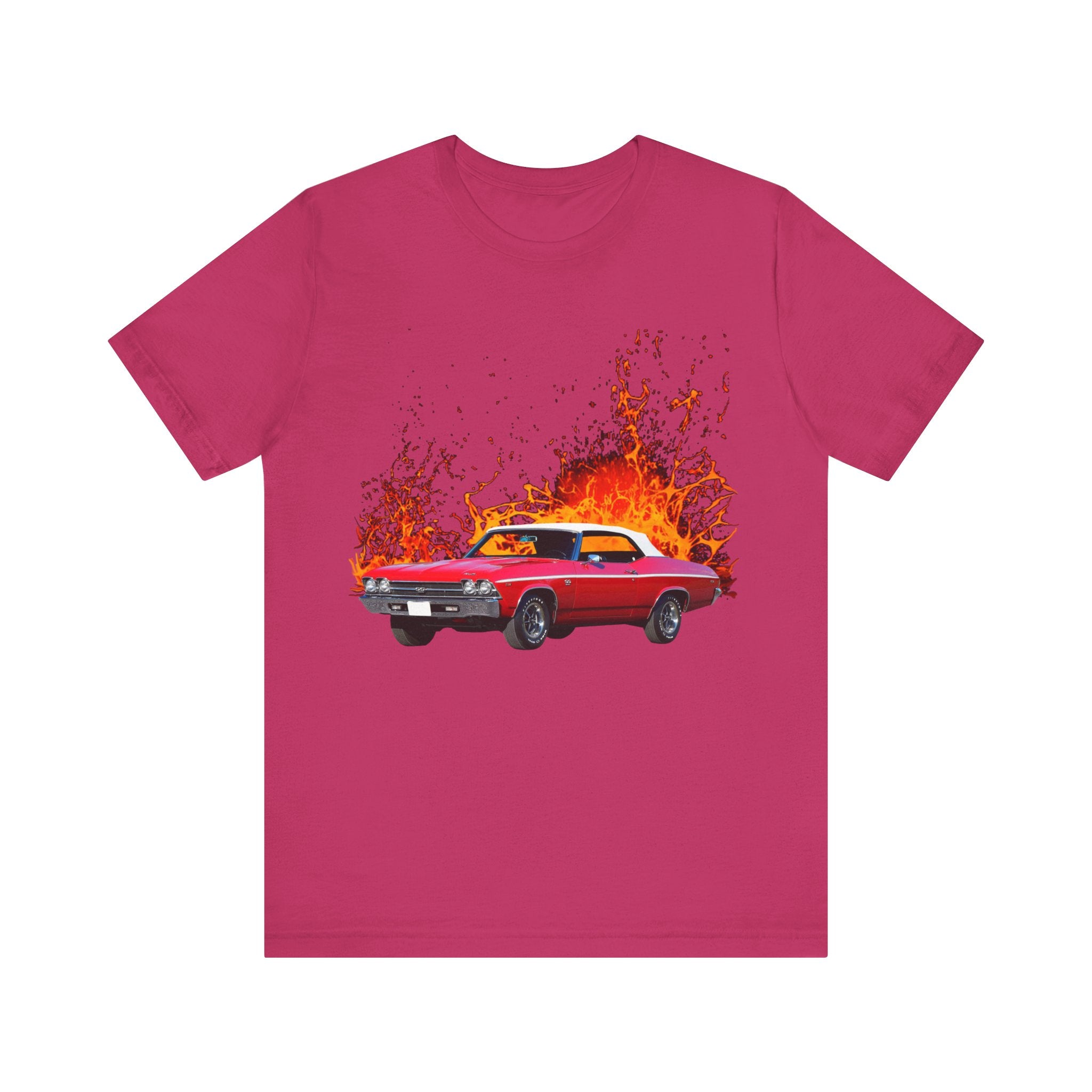 1969 Chevy Chevelle SS in our lava series Short Sleeve Tee