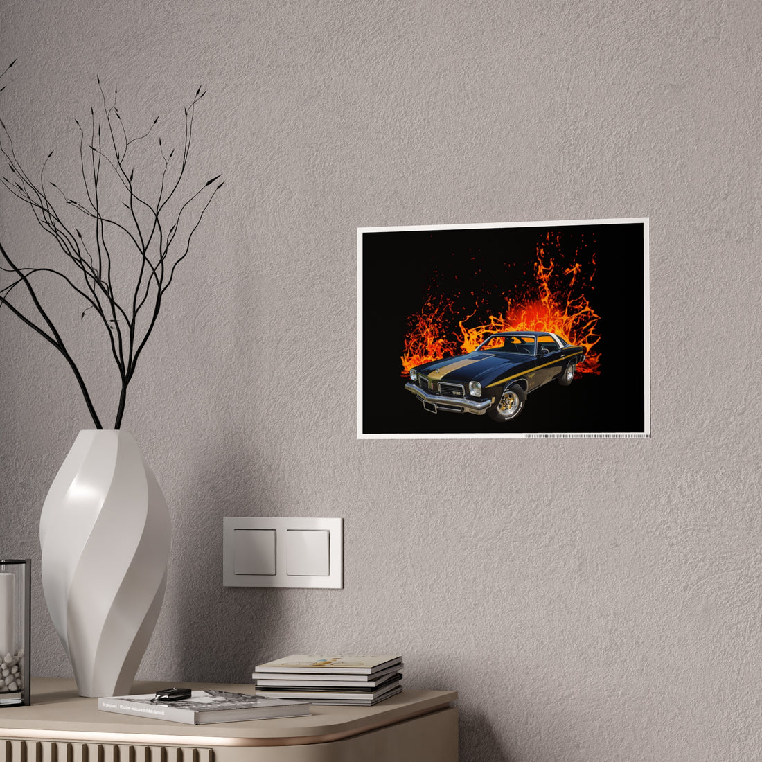 1974 Hurst Olds in our lava series Gloss Posters