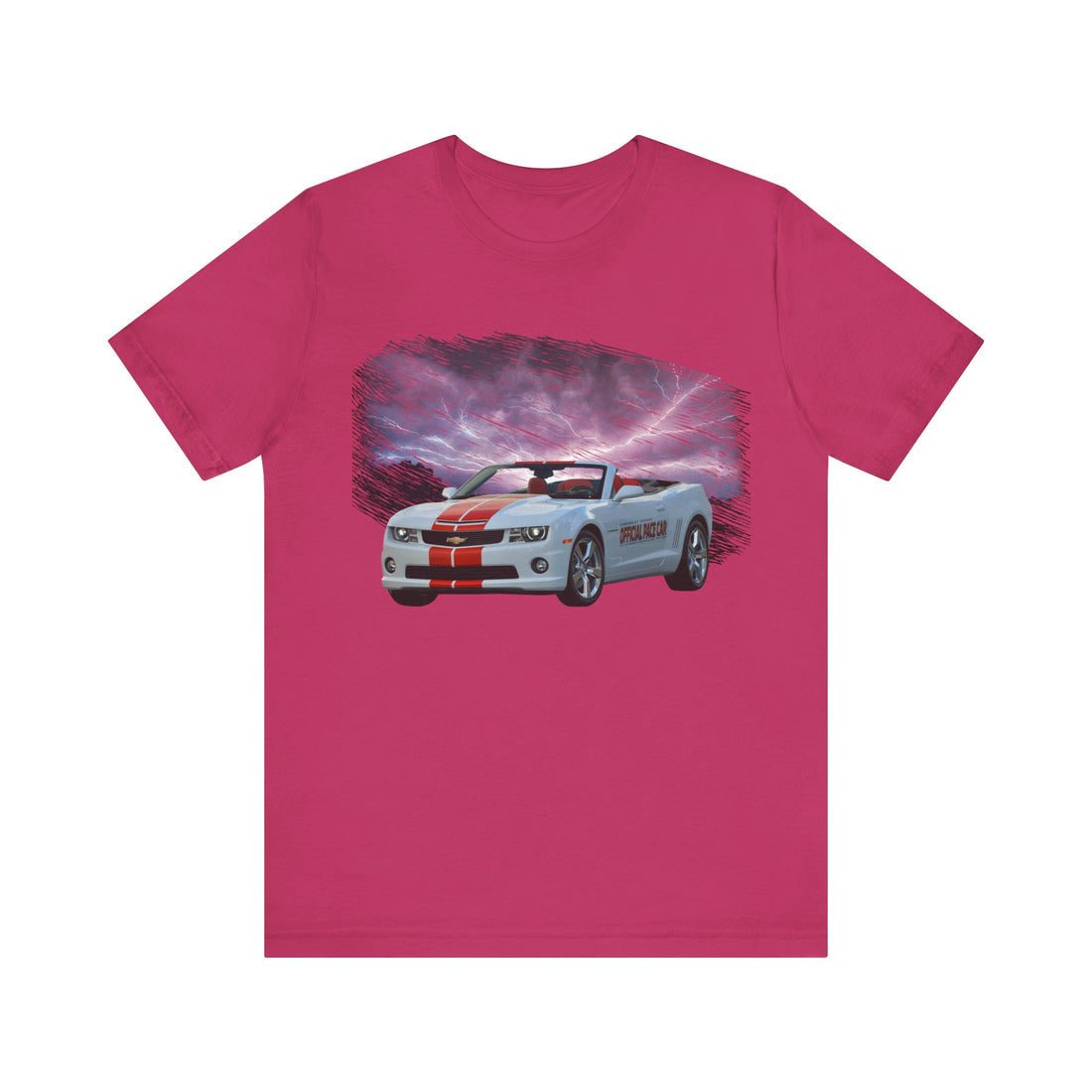 2011 Camaro Pace Car in our lightning series Short Sleeve Tee