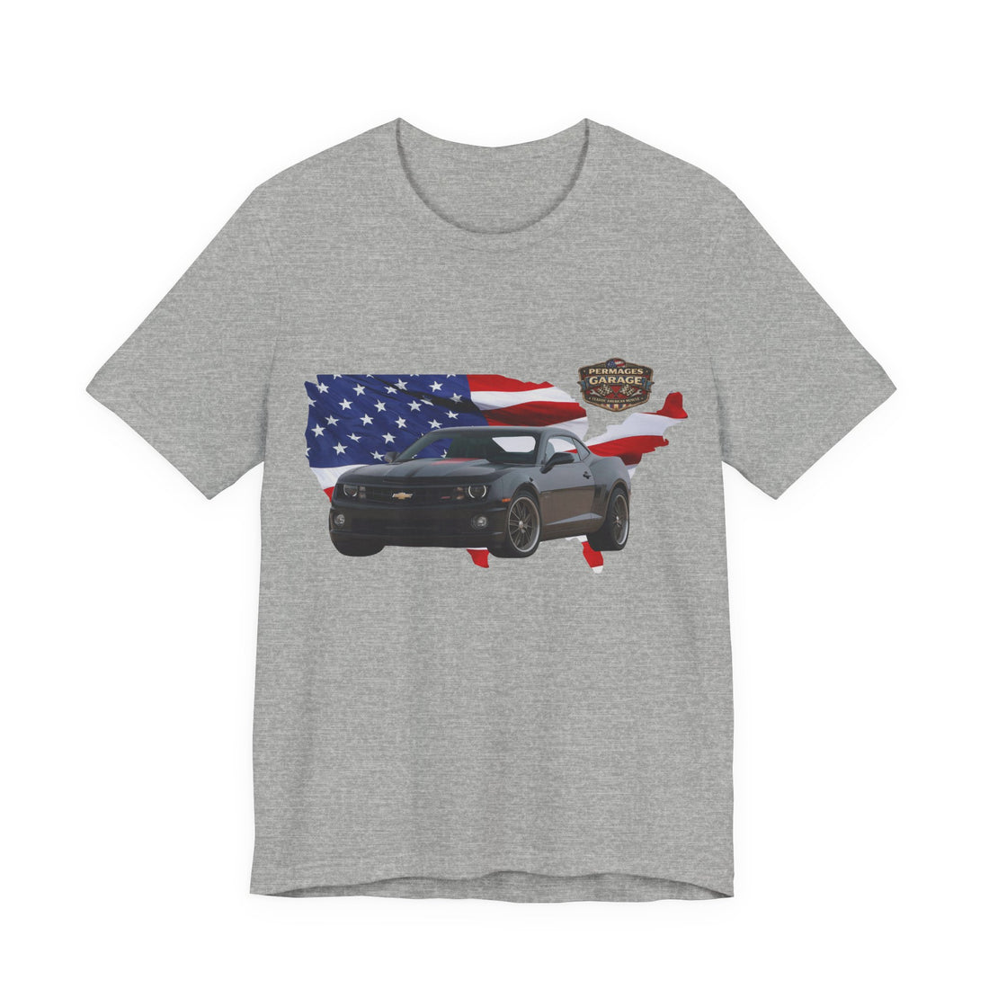 US Steel Series – Horsepower with a hometown!  Slightly Distressed 2012 45th Anniversary Chevy Camaro US Steel Series T-Shirt